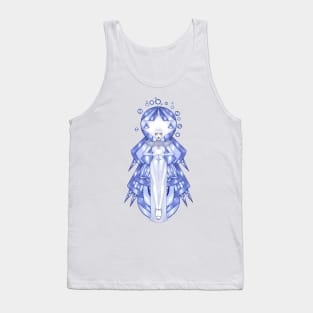 White Diamonds Mural Tank Top